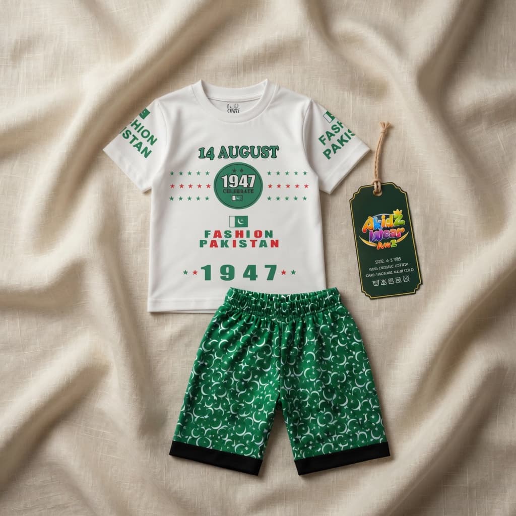 1947 Azadi Fashion Frock for Girls – Kids | AkidZ Wear 14 August collection Pakistan