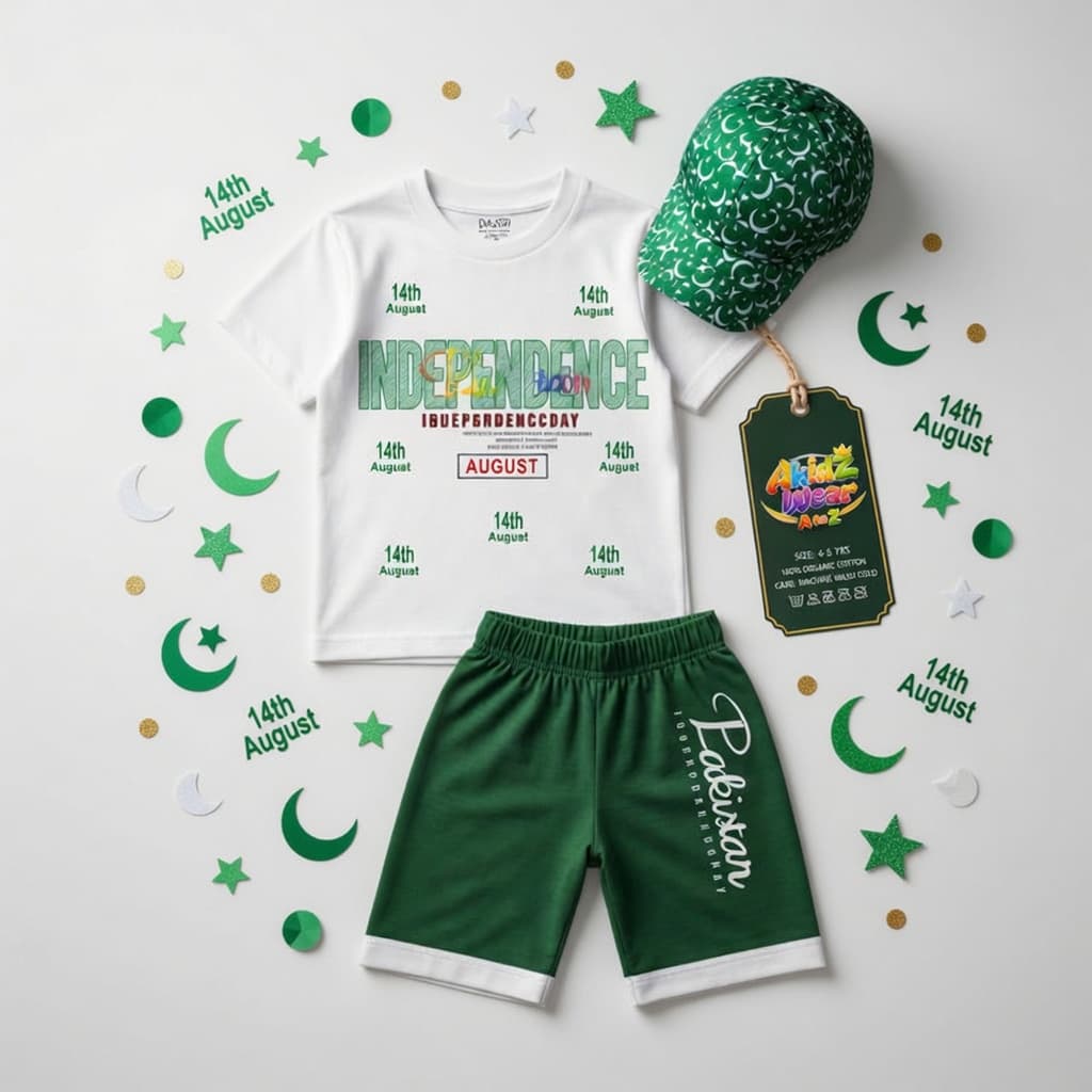 Independence Day Cap for Kids – 14 August | AkidZ Wear 14 August collection Pakistan