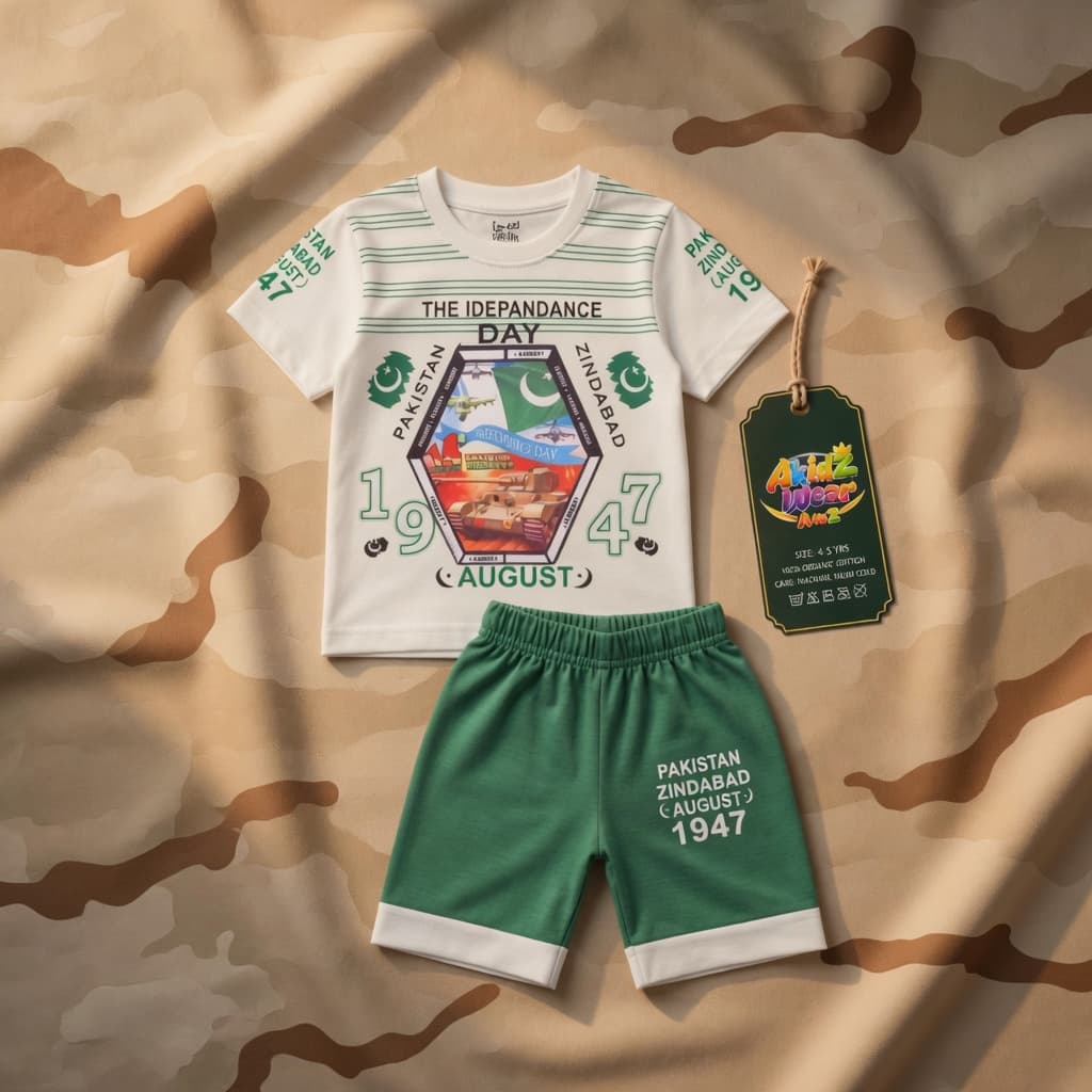 Independence Tank Suit for Kids – 14 August | AkidZ Wear 14 August collection Pakistan