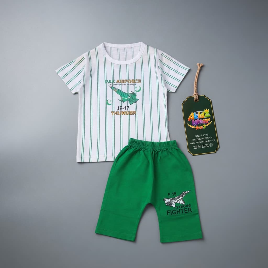 Pak Airforce Cotton Suit for Kids – 14 August | AkidZ Wear 14 August collection Pakistan