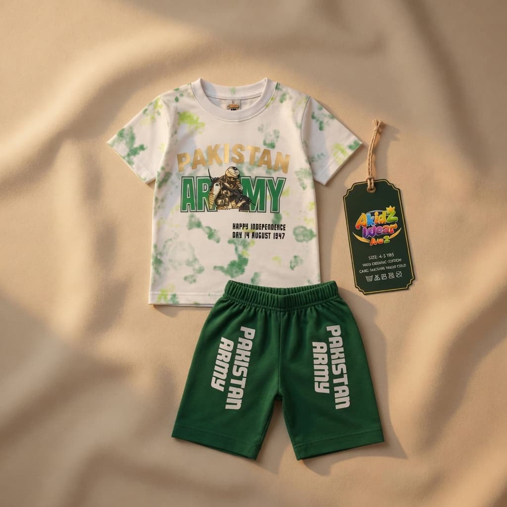 Pak Army Special Suit for Kids – 14 August | AkidZ Wear 14 August collection Pakistan
