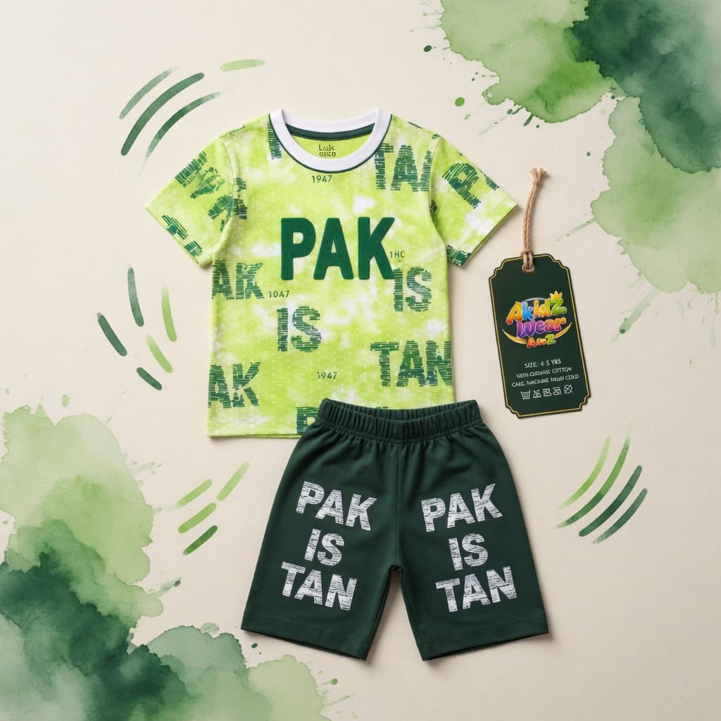 PakIsTan Premium Azadi Suit for Kids – 14 August | AkidZ Wear 14 August collection Pakistan