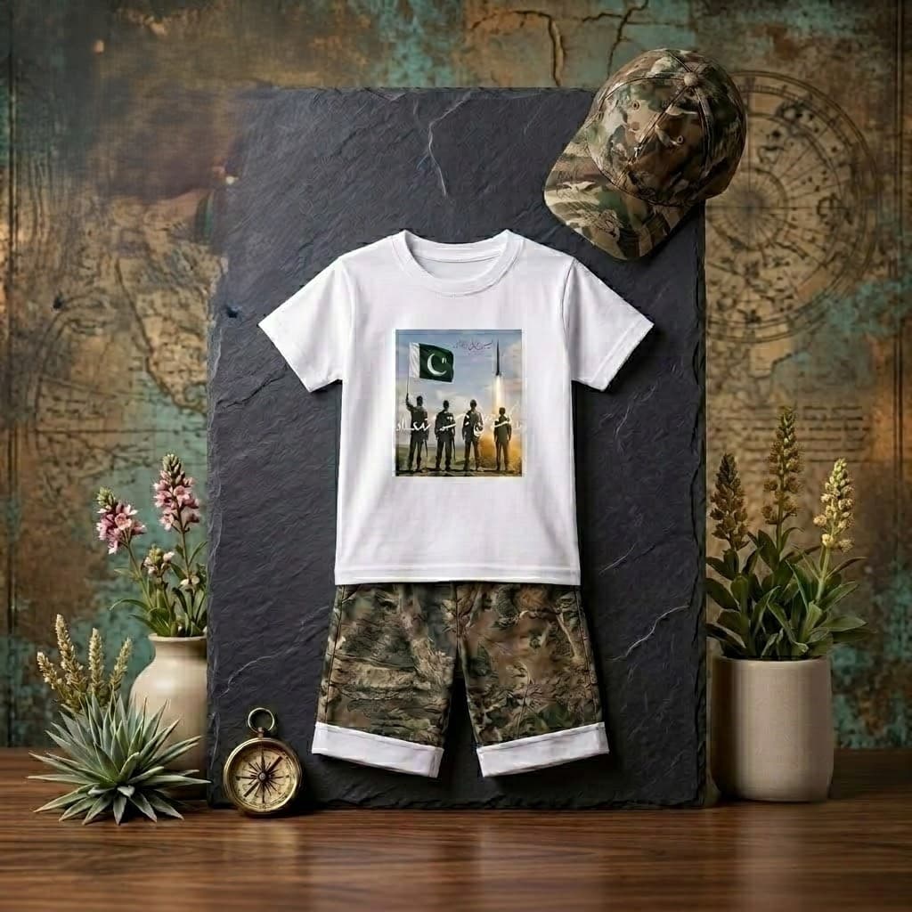 Royal Blue Traditional Suit for Kids – 14 August | AkidZ Wear 14 August collection Pakistan
