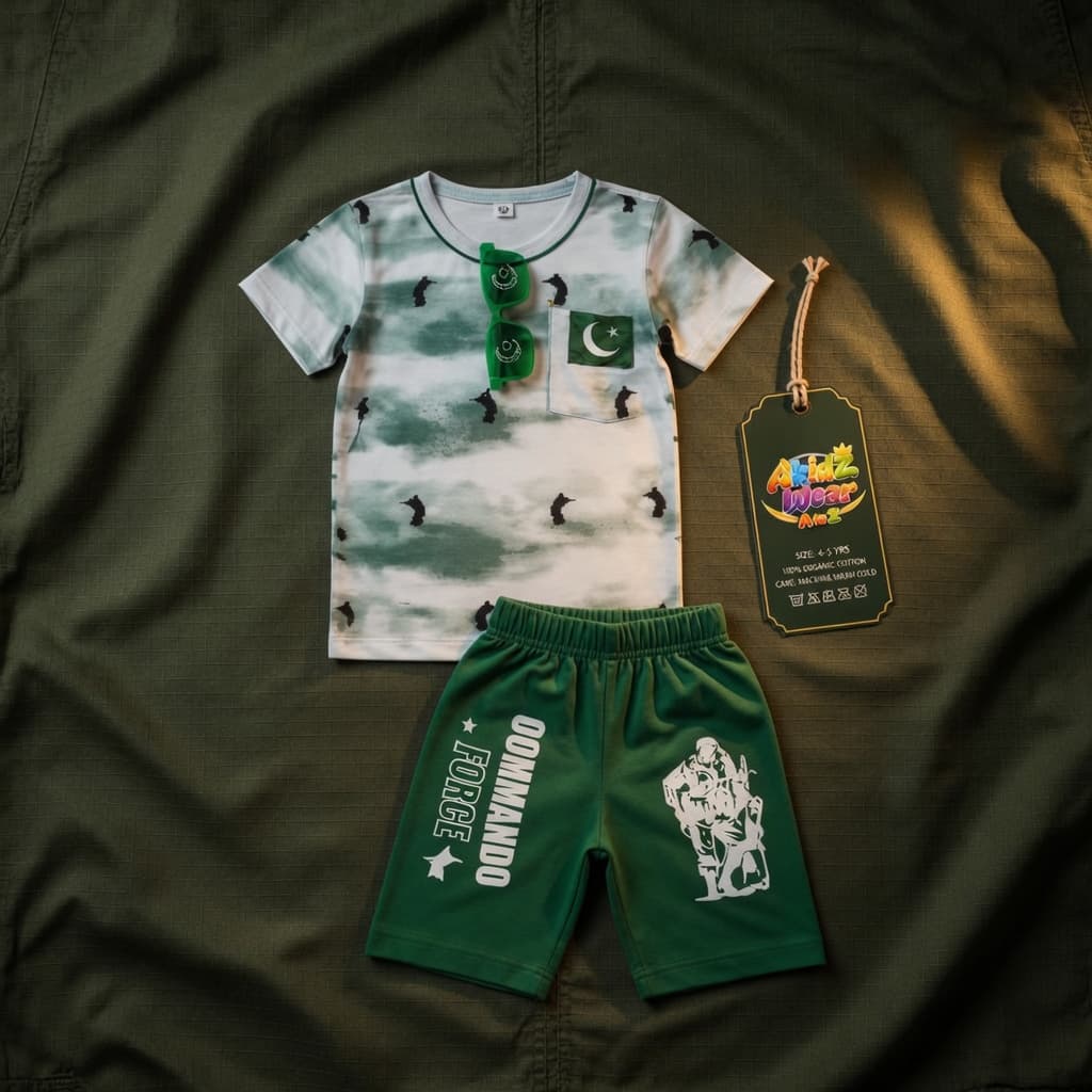 SSG Commando Special Suit for Kids – 14 August | AkidZ Wear 14 August collection Pakistan