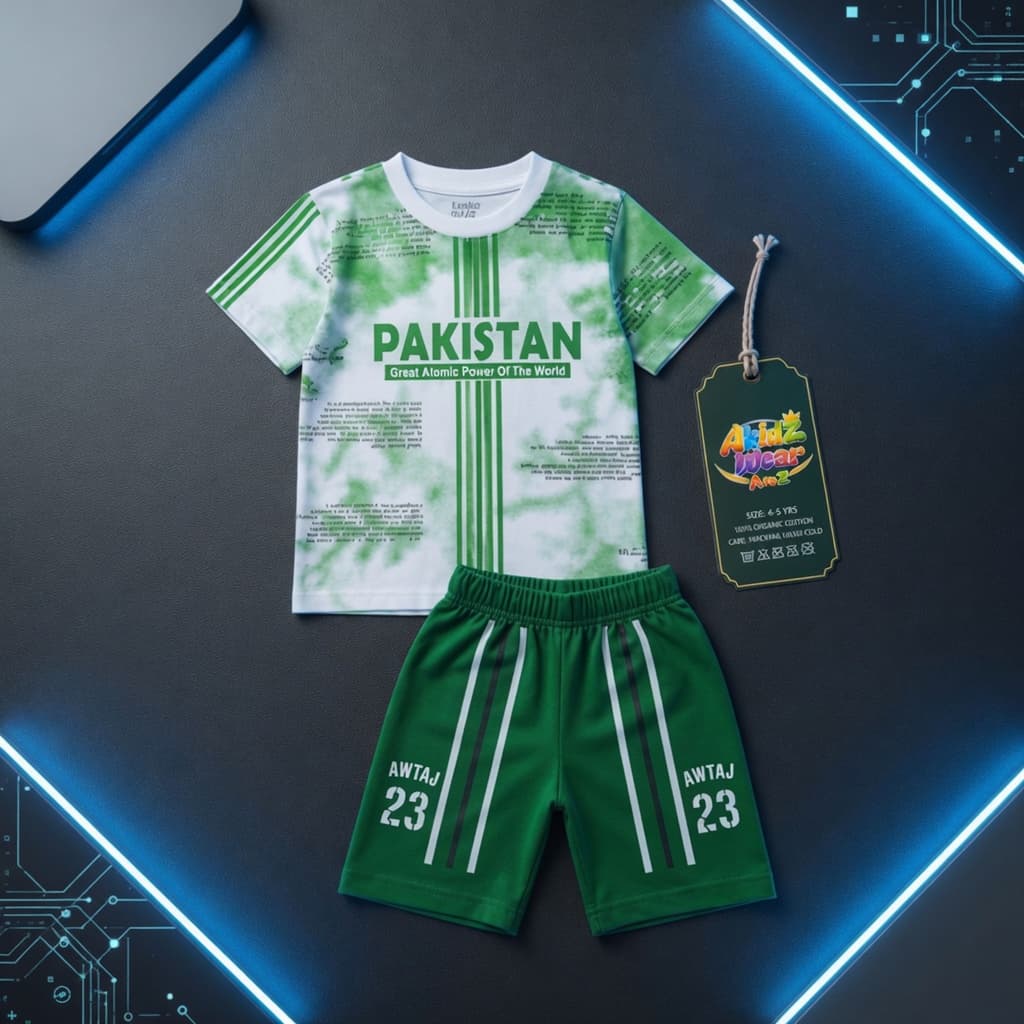 Youm-e-Takbeer Atomic Suit for Kids – 14 August | AkidZ Wear 14 August collection Pakistan